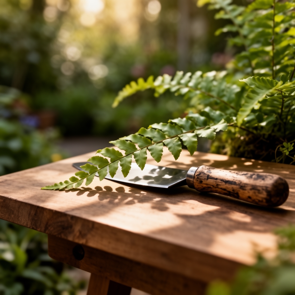 How to prepare an indoor fern mounting board