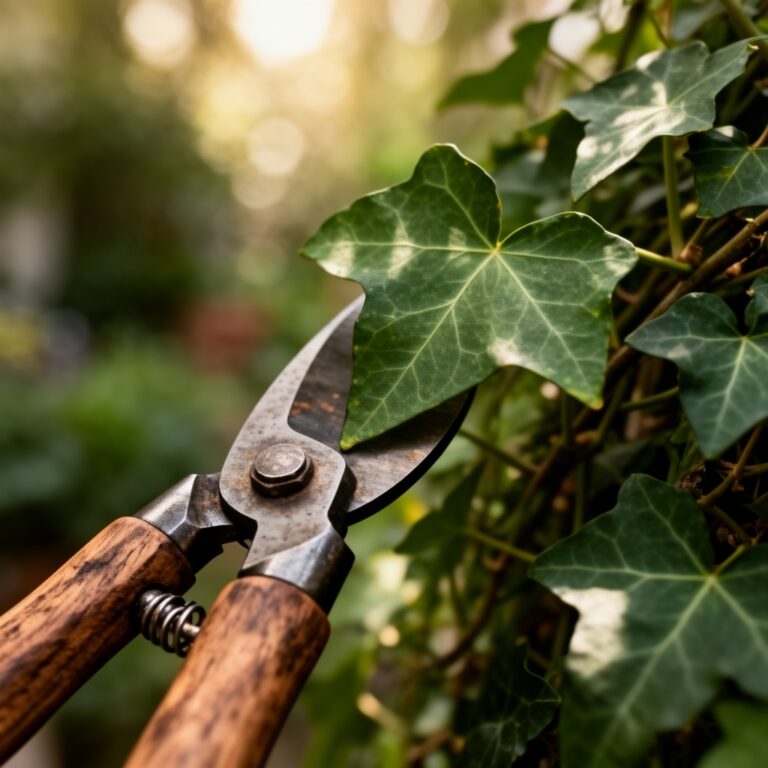 Steps for pruning indoor ivy for bushier growth