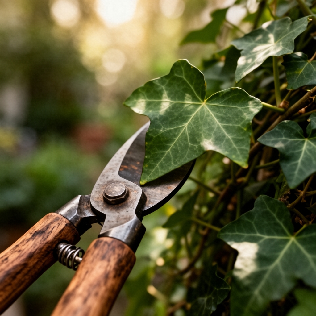 Steps for pruning indoor ivy for bushier growth