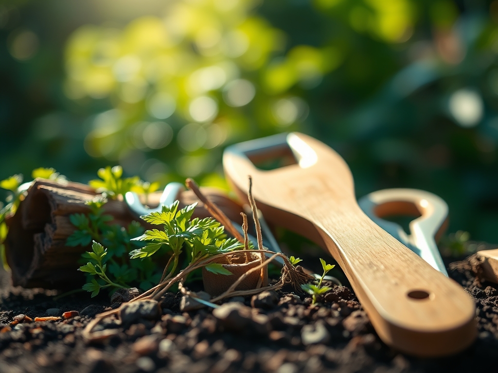 How to prepare a garden for a tool storage project