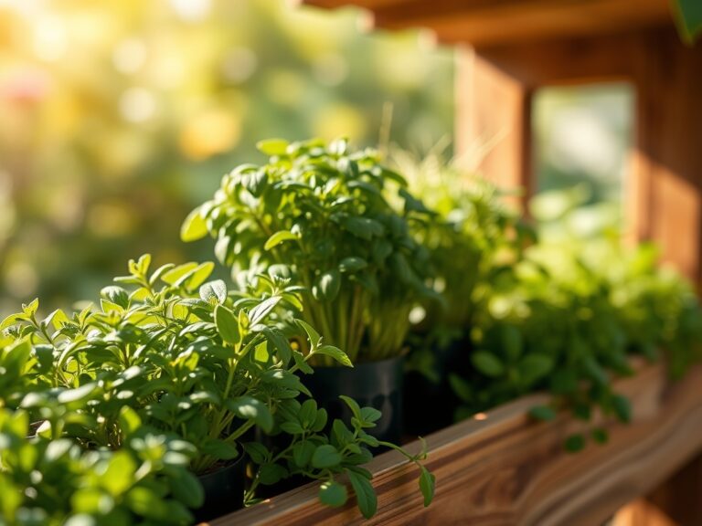 How to prepare a plant shelf for herbs