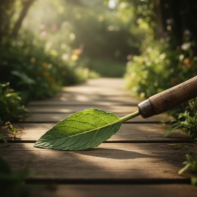 Steps for building a garden boardwalk