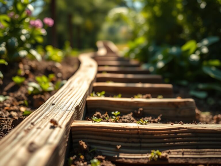 Steps for building vegetable garden steps