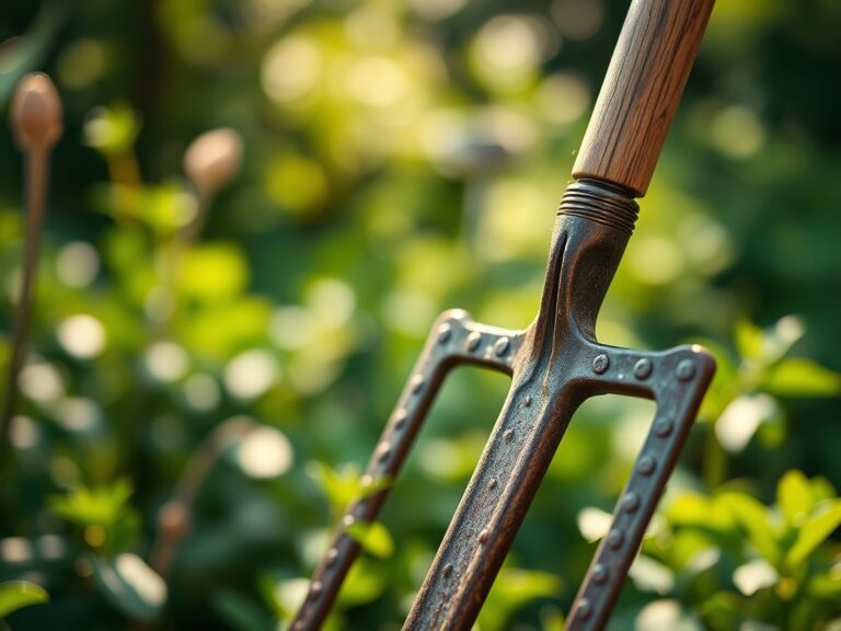Steps for cleaning a garden hoe after use