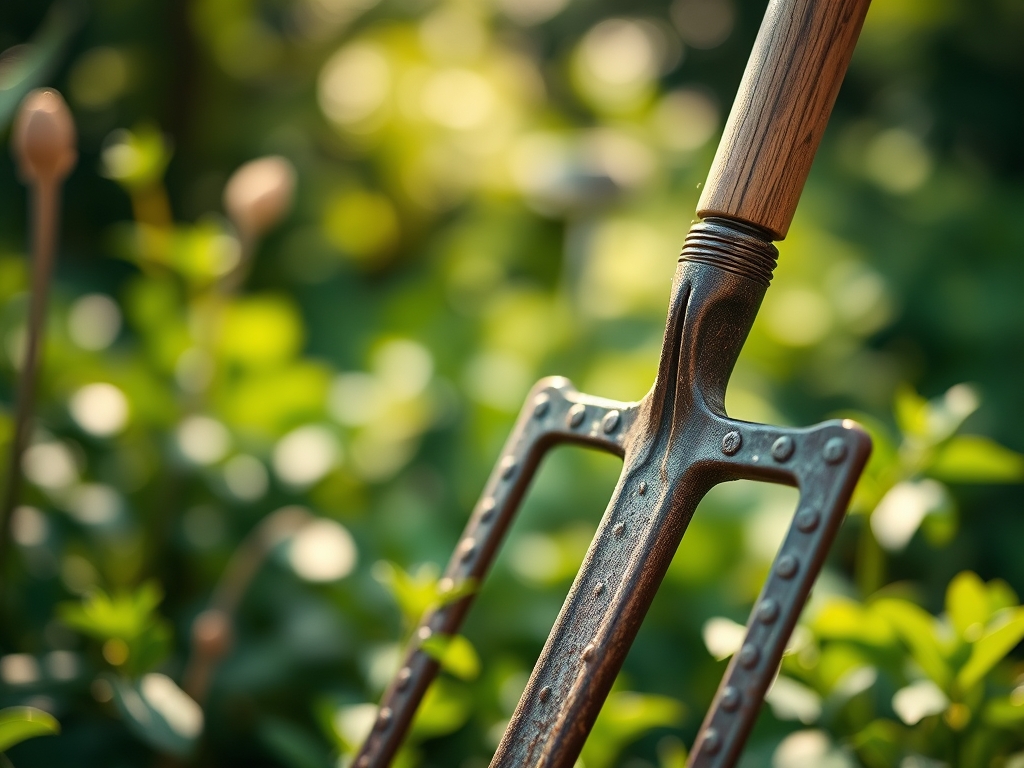 Steps for cleaning a garden hoe after use