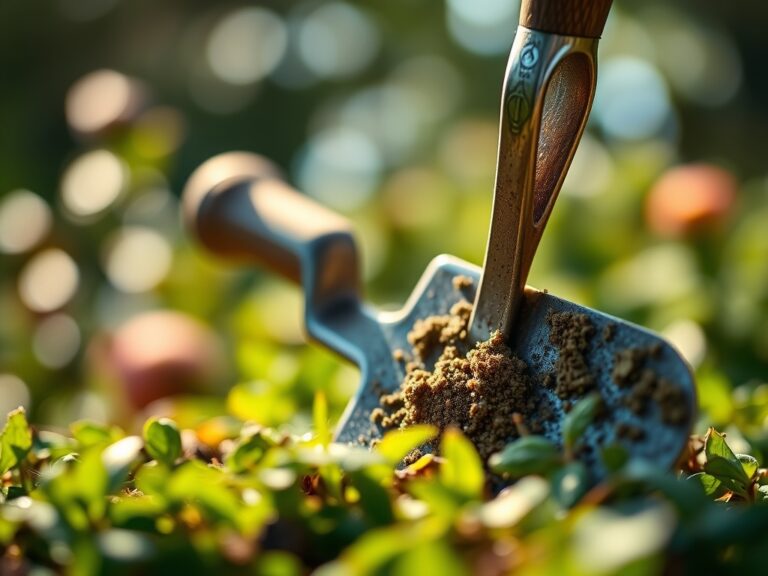 Steps for cleaning a garden trowel after use