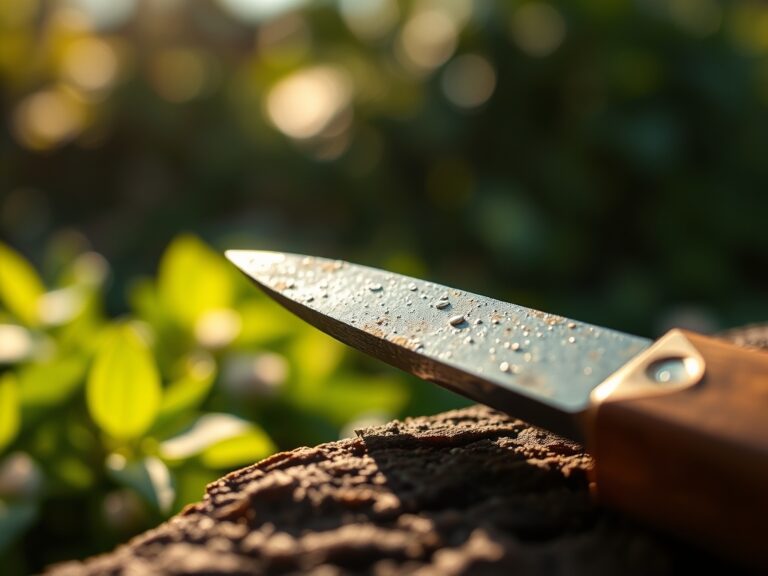 Using a diamond file for hardened steel blades