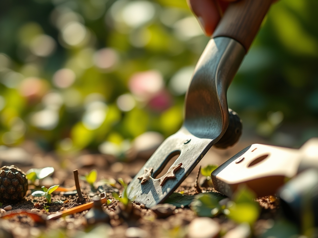 Using a maintenance project for garden tools